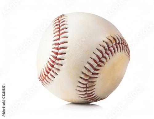 Baseball isoliert auf weißen Hintergrund, Freisteller 