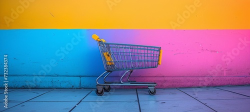 Colorful Cart: A Vibrant Shopping Experience Generative AI