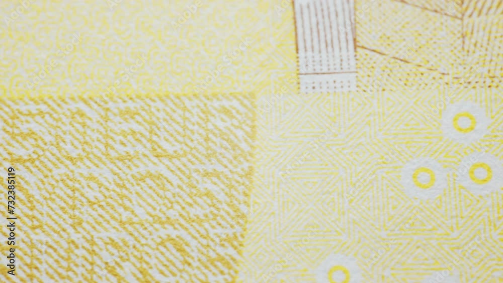 fifty euro bill closeup with smooth motion fifty euro bill closeup with smooth motion