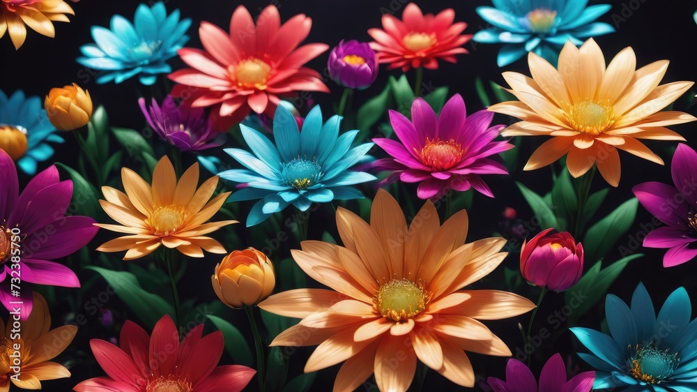 Flowers in the garden, Flowers on a black background, colorful flowers,s and a lens flare, colorful flower background, Flowers in the garden, Flowers on a black background, colorful flowers,s and a lens flare, colorful flower background,