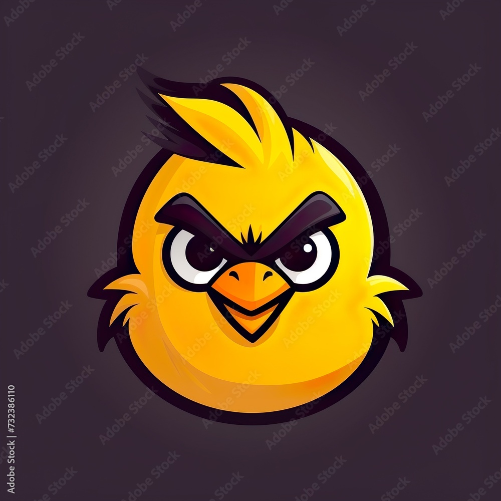 baby chick logo esport and gaming vector mascot design