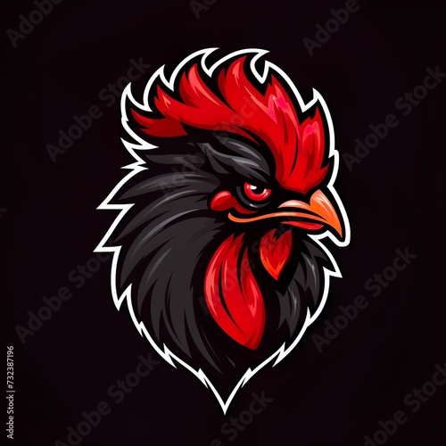 hen logo esport and gaming vector mascot design