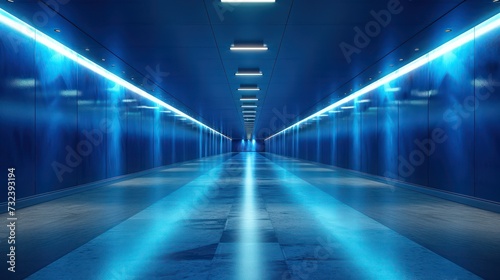 light trails in the tunnel © Sania