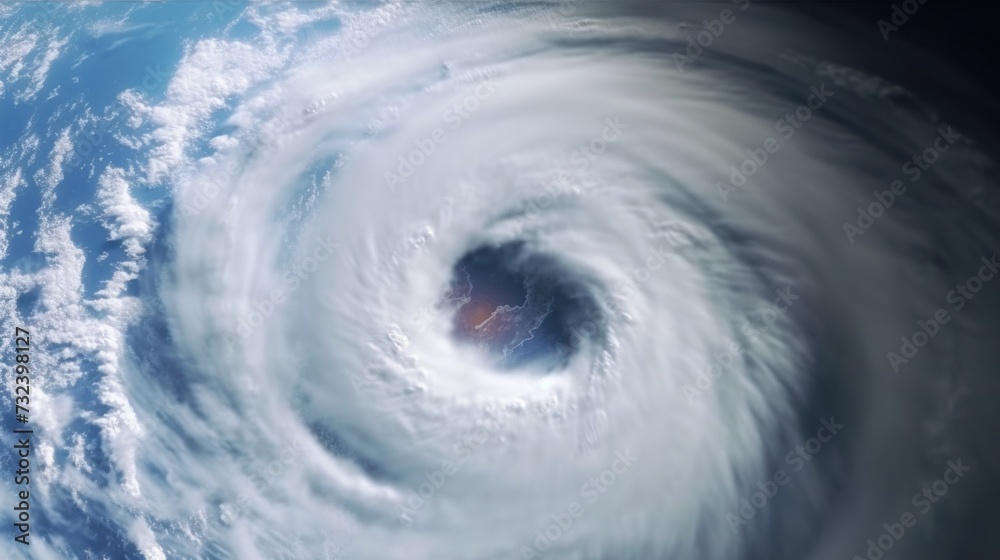 Massive Hurricane Viewed from Space