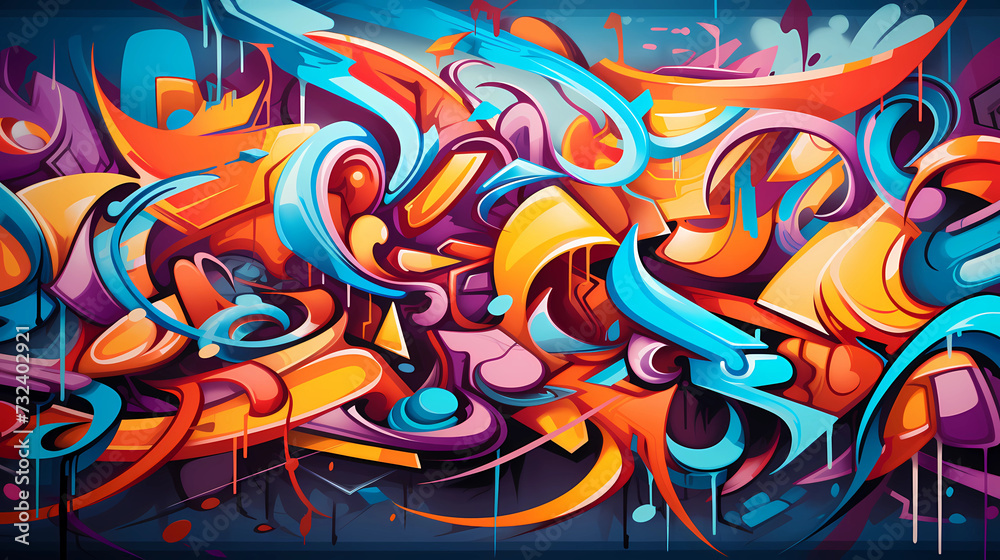 graffiti wall abstract background