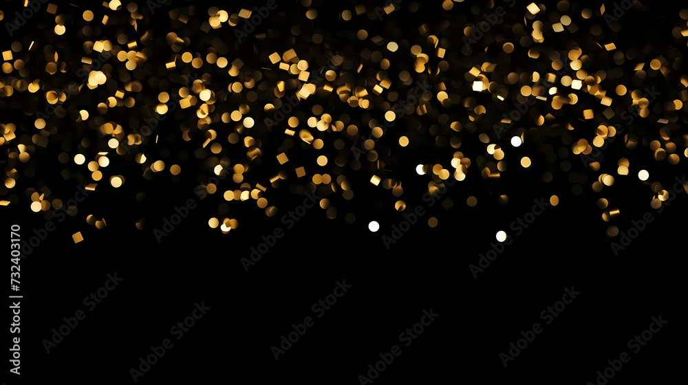 Confetti sparkles on background, holiday and birthday theme Confetti sparkles on background, holiday and birthday theme