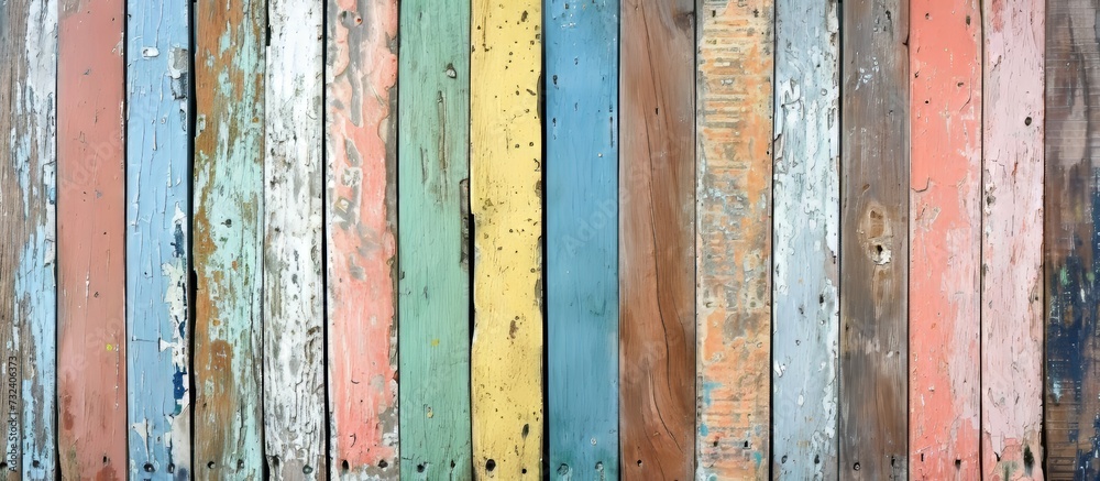 A detailed view of a line of vibrant wooden boards showcasing intricate patterns, representing the artistry of hardwood, with hints of electric blue in the design. A detailed view of a line of vibrant wooden boards showcasing intricate patterns, representing the artistry of hardwood, with hints of electric blue in the design.