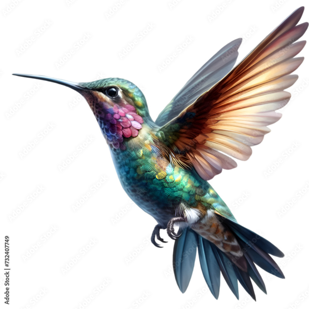 Fototapeta premium Hummingbird PNG