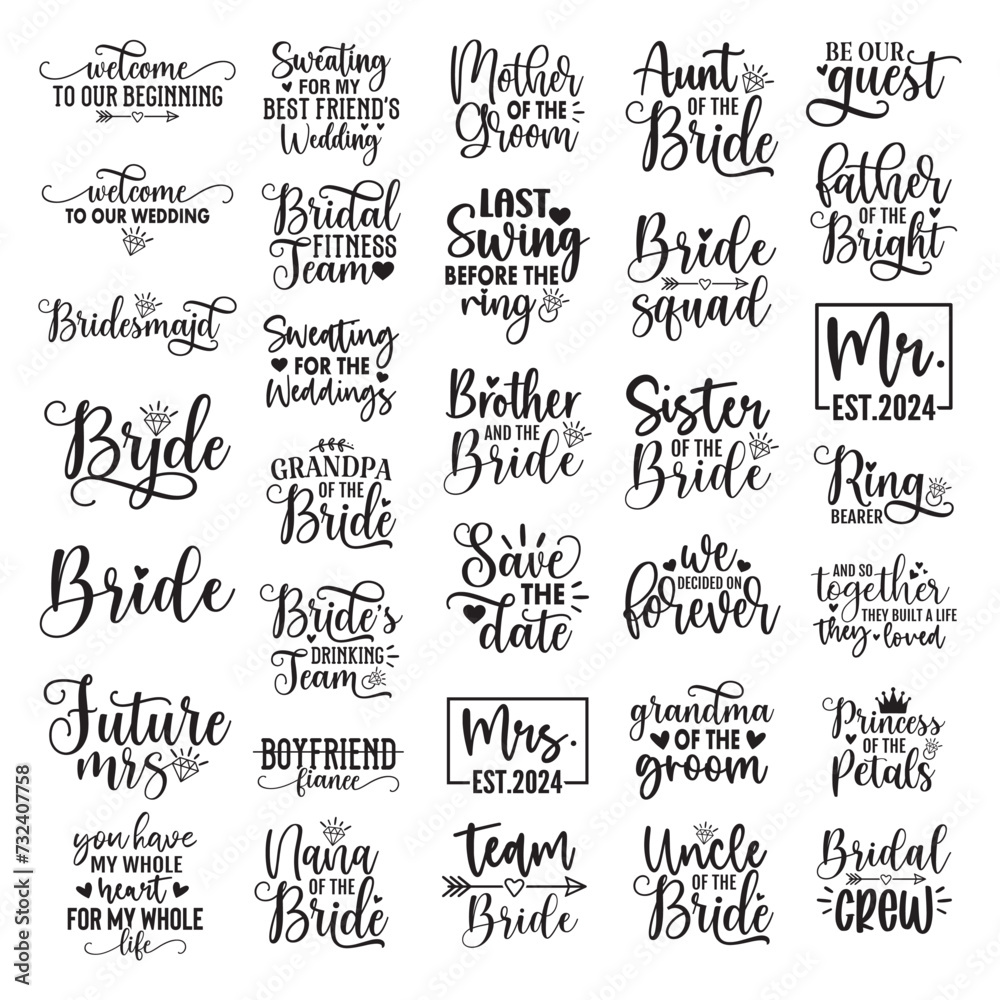 33 Wedding Design Bundle 