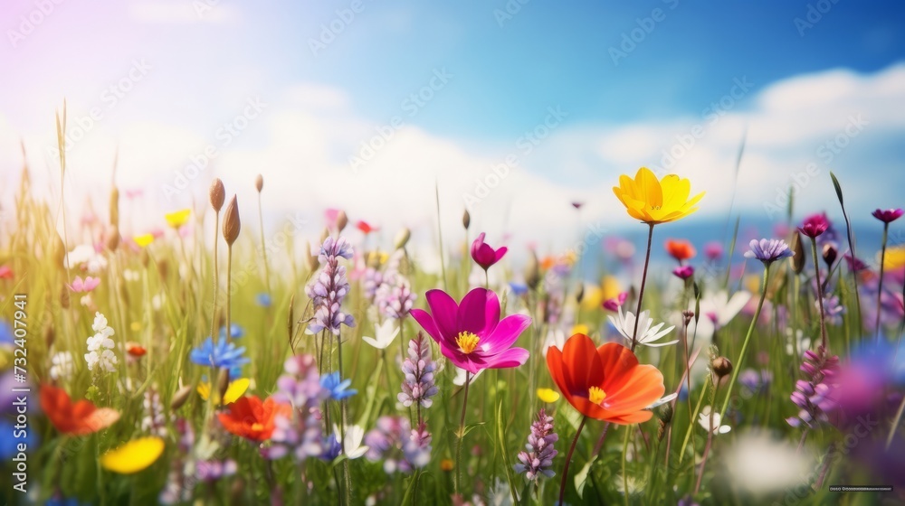 field of daisy flowers field of daisy flowers