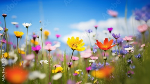 field of daisy flowers © wojciechkic.com
