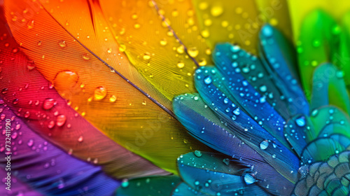 multicolored rainbow colorful background. Vibrant color. Colorful rainbow flower background. background suitable for your banner  poster  flyer and more design