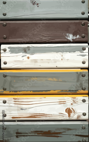 illustrations vector  for wood decoration texture materials 
