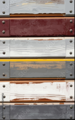 illustrations vector  for wood decoration texture materials 
