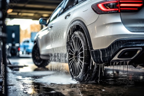 photo of a car being washed © talkative.studio