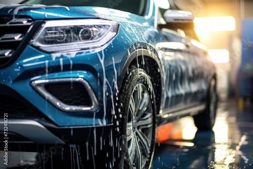 photo of a car being washed © talkative.studio