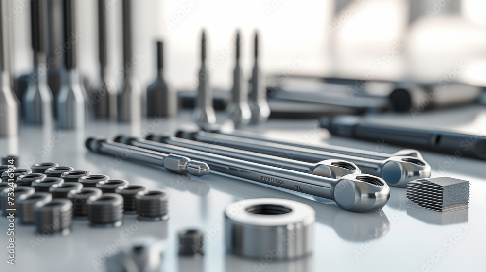 complete socket set on a white surface complete socket set on a white surface