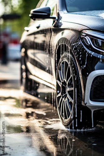 photo of a car being washed © talkative.studio
