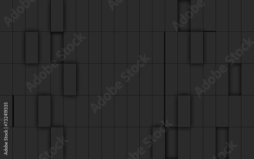 Black premium abstract background with luxury gradient geometric elements. Rich background for exclusive design.