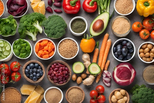 Healthy super food selection healthy food concept vegetarian and vegan food vegetables. - 12
