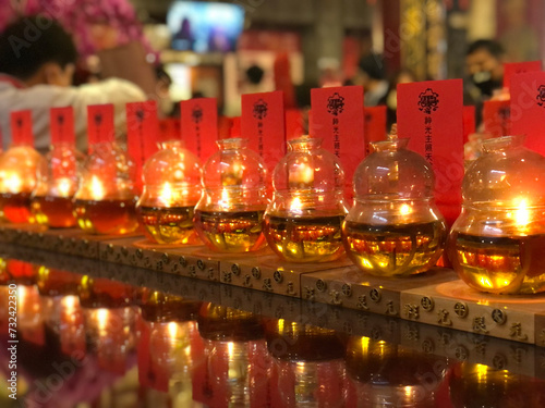 Taiwan Mazu Temple prays for blessings and burns incense