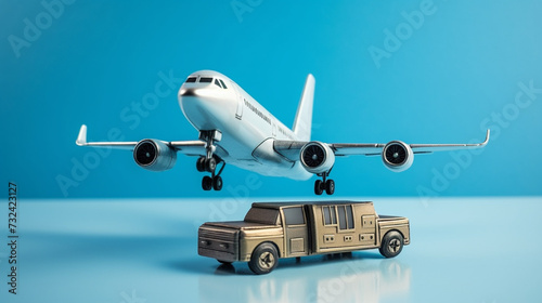 airplane on the book