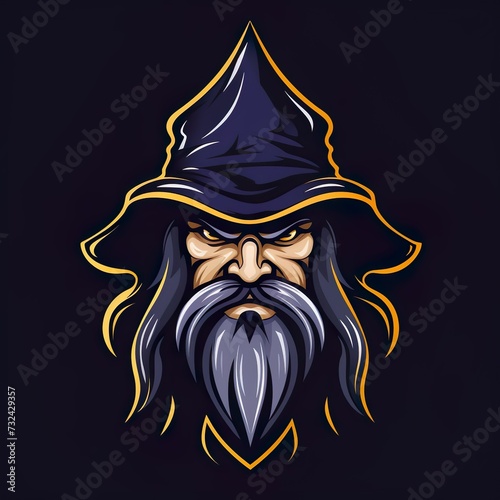 wizard logo esport and gaming vector mascot design