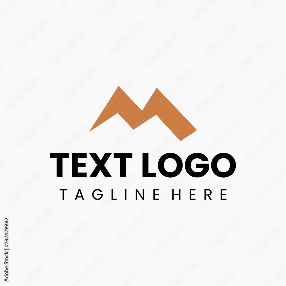 mountain logomark symbolizes growth and ambition mountain logomark symbolizes growth and ambition