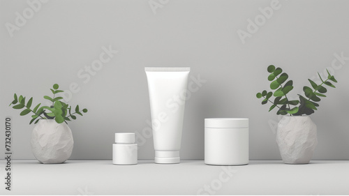 A mockup photo for beauty or cosmetic product photoshoot © asiah