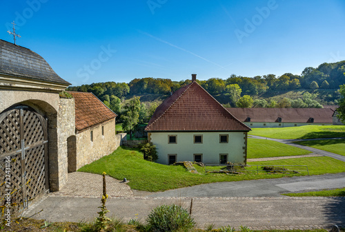 The monastery Dalheim (former Augustinian canons monastery). Lichtenau, Paderborn country, North Rhine-Westphalia, Germany, Europe.
