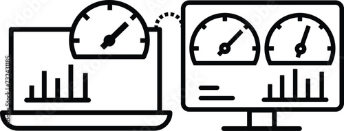 measure icon six sigma vector DMAIC sign