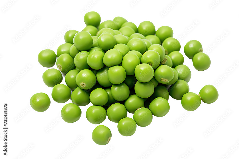 Fresh sweet peas with pod Shallow depth of field isolated on a Transparent background. Generative AI Fresh sweet peas with pod Shallow depth of field isolated on a Transparent background. Generative AI