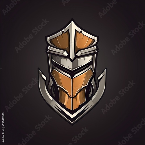spartan logo esport and gaming vector mascot design