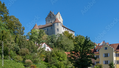 Old Castle Meersburg at Lake Constance. Baden-Wuerttemberg, Germany, Europe. © karlo54