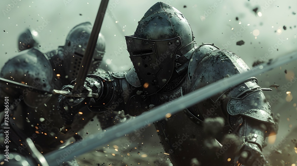 Fototapeta premium medieval knight