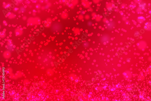 Elegant red bokeh background,Abstract images that are sensual and shimmering, There is a shimmering light that looks charming,Suitable for celebrating Christmas Day and Valentine's Day.
