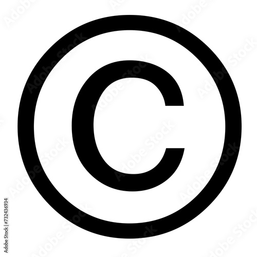 copyright symbol, resizable, no background