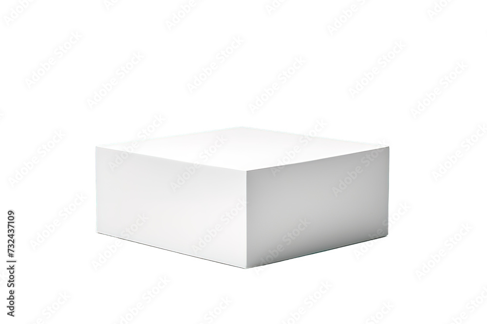 Cube Box Exhibition Stand. 3D rendering isolated on a Transparent background. Generative AI Cube Box Exhibition Stand. 3D rendering isolated on a Transparent background. Generative AI