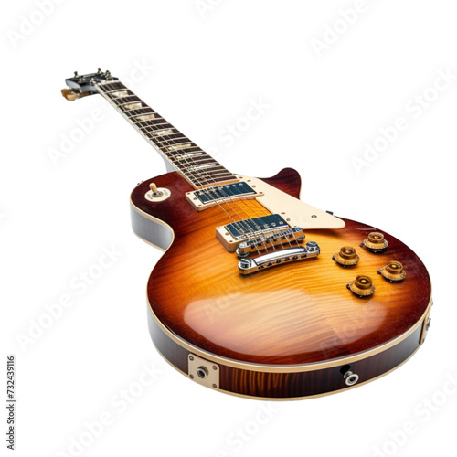 electric guitar isolated on white