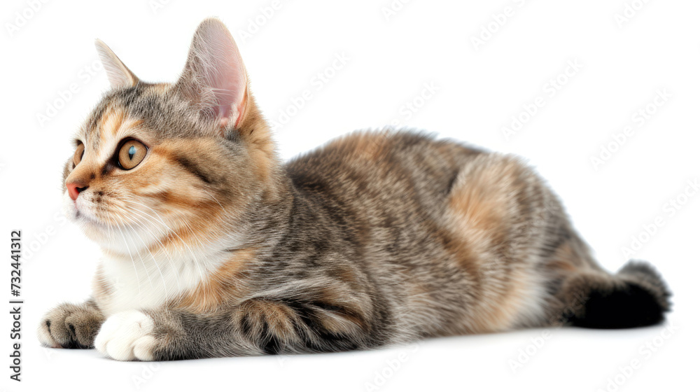 A Playful Portrait of a Short-Legged Munchkin Cat in the Spotlight