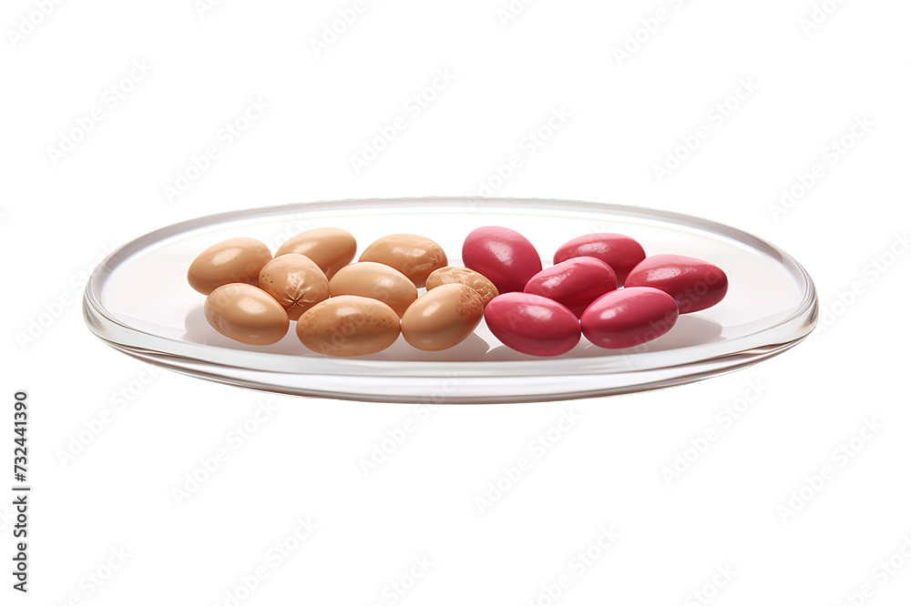 Shelled and Un shelled Peanuts isolated on a Transparent background. Generative AI Shelled and Un shelled Peanuts isolated on a Transparent background. Generative AI