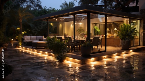 Sun-powered Outdoor Lighting System