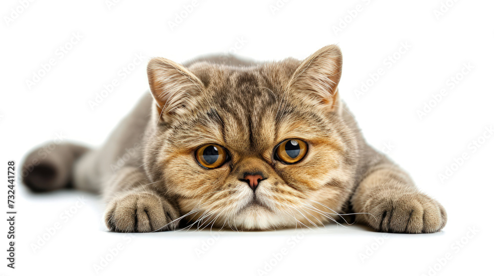 A Captivating Photo of an Exotic Shorthair Cat A Captivating Photo of an Exotic Shorthair Cat