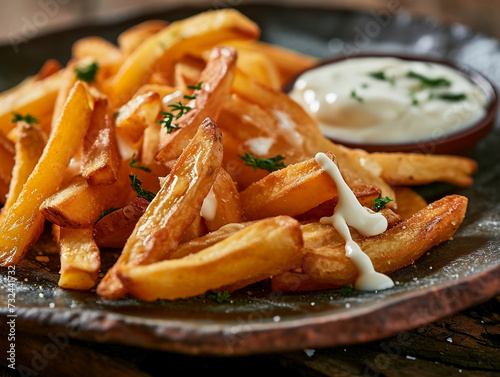 Crispy French Fries with Mayonnaise