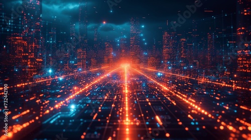 The digital grid empowers enterprises to harness AI and advanced algorithms, creating a seamless web of connectivity for rapid business growth and innovation.