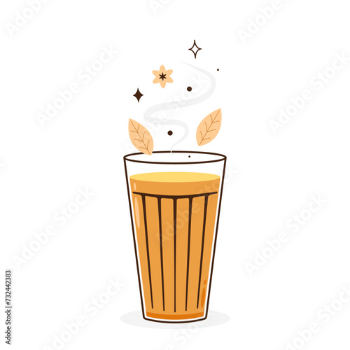 Indian hot drink vector. Indian chai icon. Chai is Indian drink. Kerala tea shop illustration vector eps. Indian Kerala roadside. Kerala tea shop line drawing. Kerala Old.