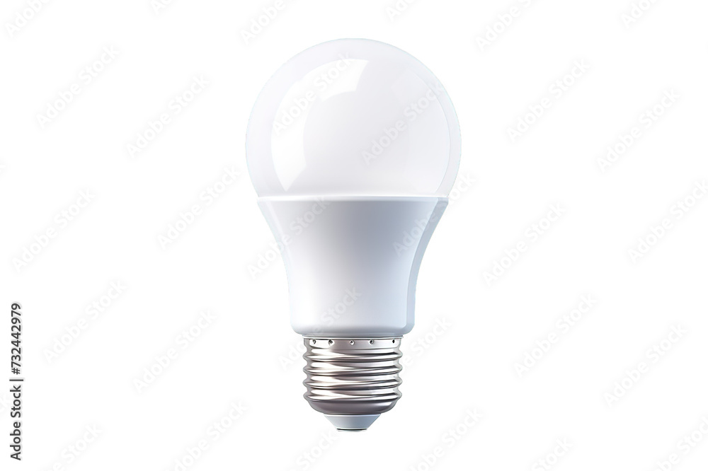 New incandescent light bulb for modern lamps isolated on a Transparent background. Generative AI New incandescent light bulb for modern lamps isolated on a Transparent background. Generative AI