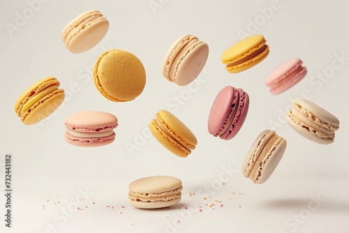 Wallpaper Mural Indulge in the dreamy, weightless bliss of these colourful macarons, where French culinary artistry meets playful charm. Torontodigital.ca