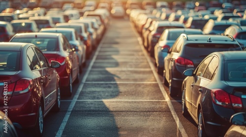 Discover unbeatable deals on quality pre-owned cars - all inspected and displayed with sale signs, ready for negotiation. Find your perfect ride at our lot today! © tonstock