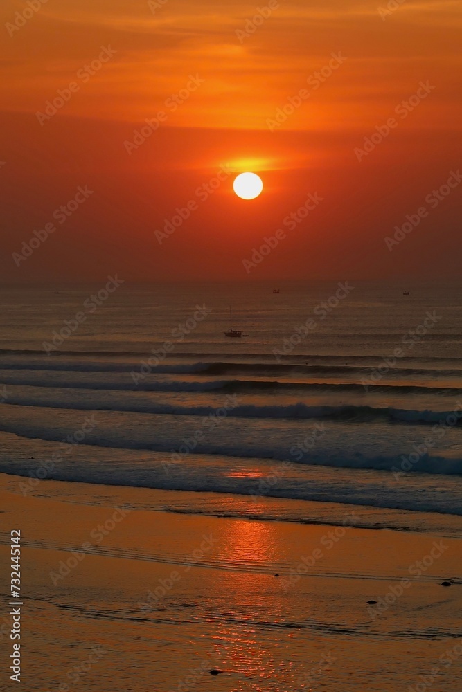 sunset on the beach sunset on the beach